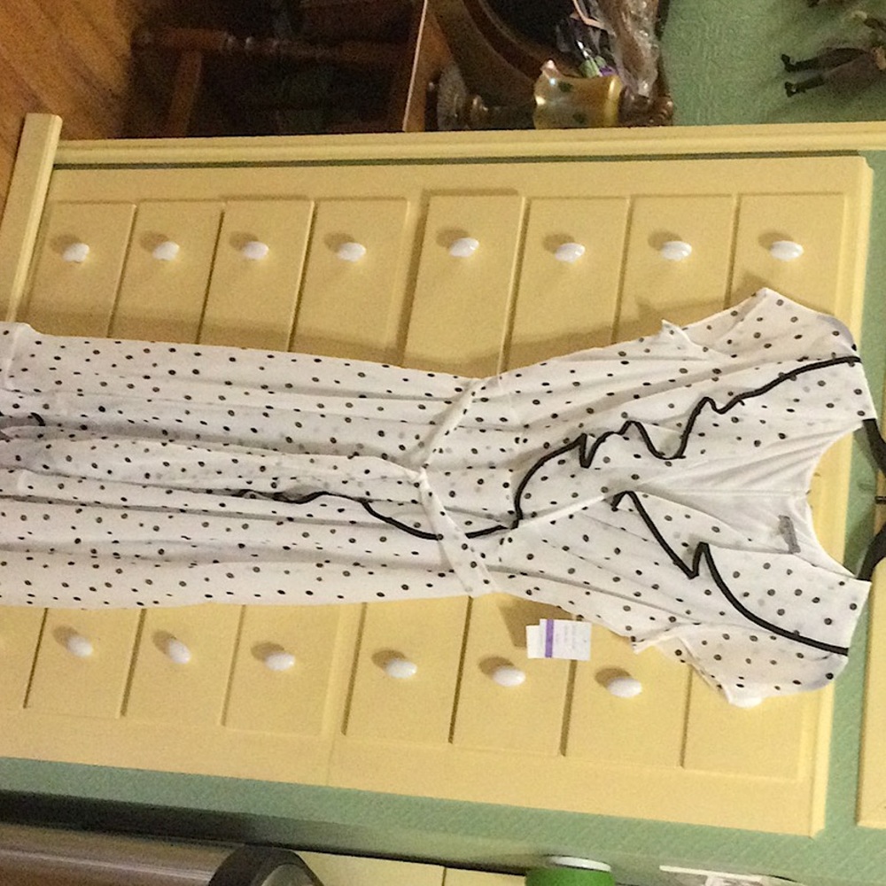 Donny and Nicole New polka dot dress
